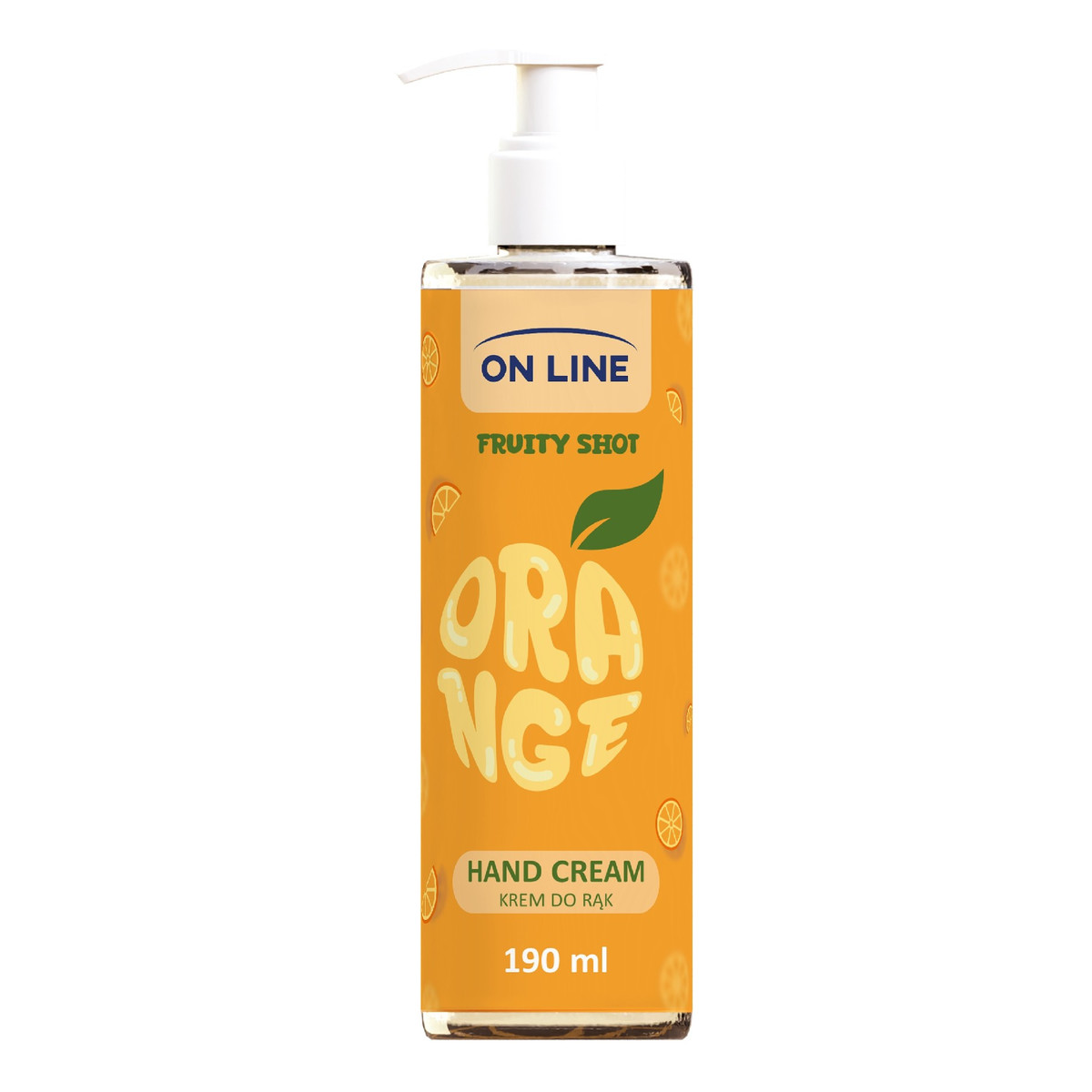 On Line Fruity Shot Krem do rąk orange 190ml