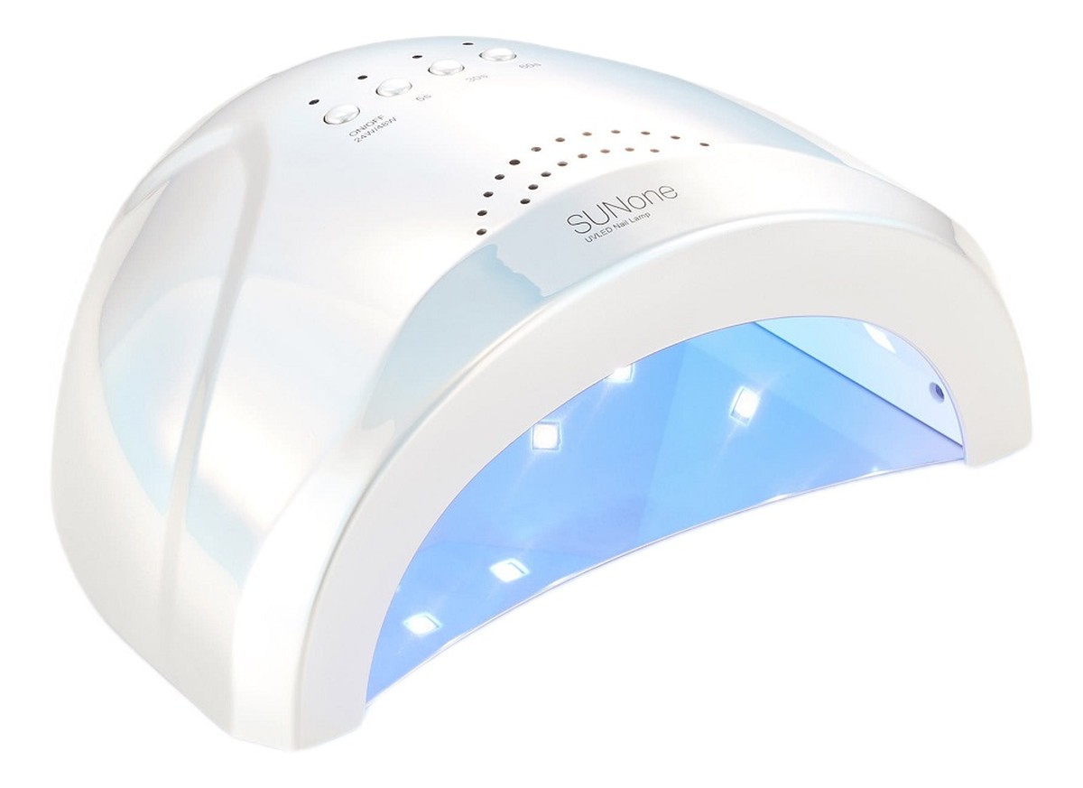Sun1 lampa uv/led 24/48w srebrna