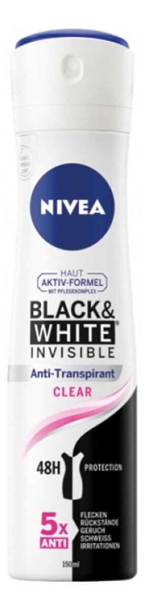 Invisible Clear antyperspirant w aerozolu