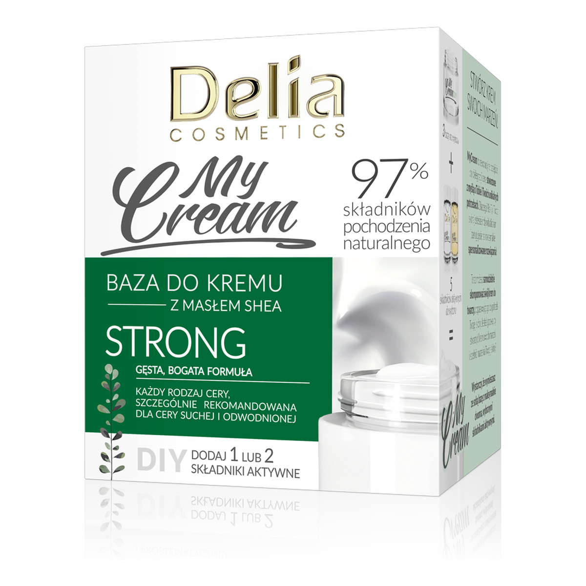 Delia My Cream Baza do kremu Strong Gęsta baza do stworzenia własnego kremu 40ml