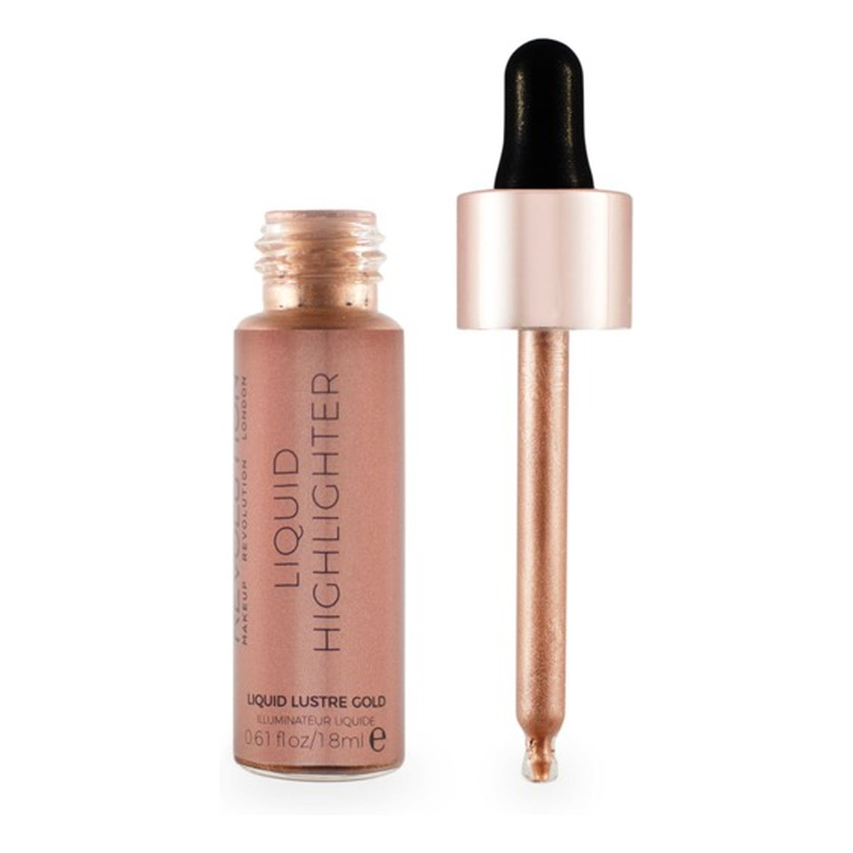 Makeup Revolution Liquid Highlighter Rozświetlacz w płynie 18ml
