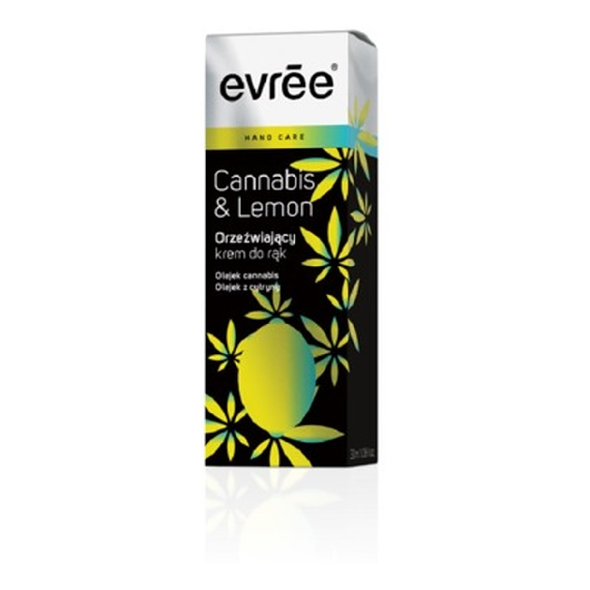 Evree Hand Care Cannabis & Lemon Orzeźwiający krem do rąk 30ml