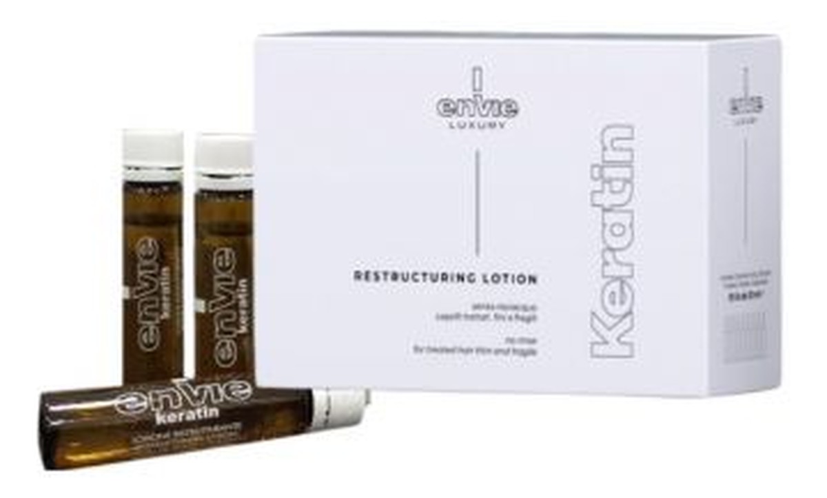 Keratynowe Ampułki Lotion Regenerujący Włosy 10x10ml