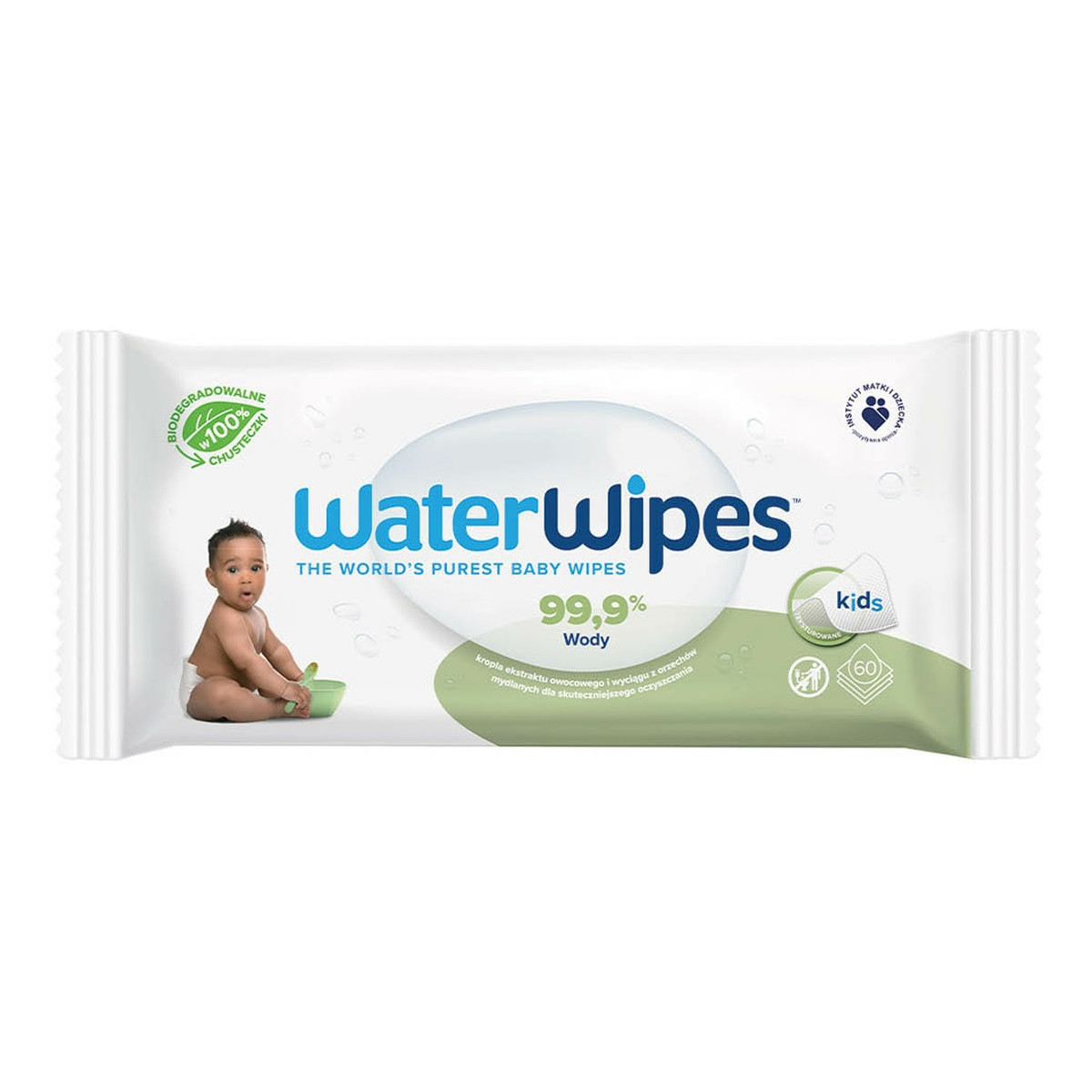 WaterWipes Soapberry bio chusteczki nawilżane dla dzieci 60szt.