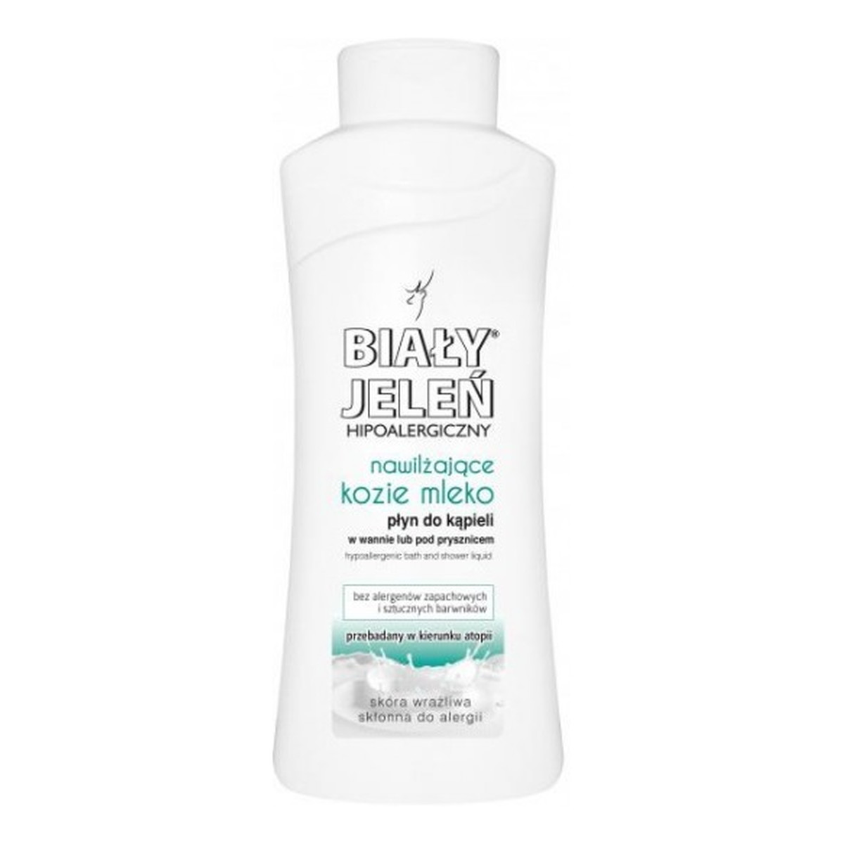 Biały Jeleń Nawilżające Kozie Mleko Hipoalergiczny Płyn Do Kąpieli 750ml