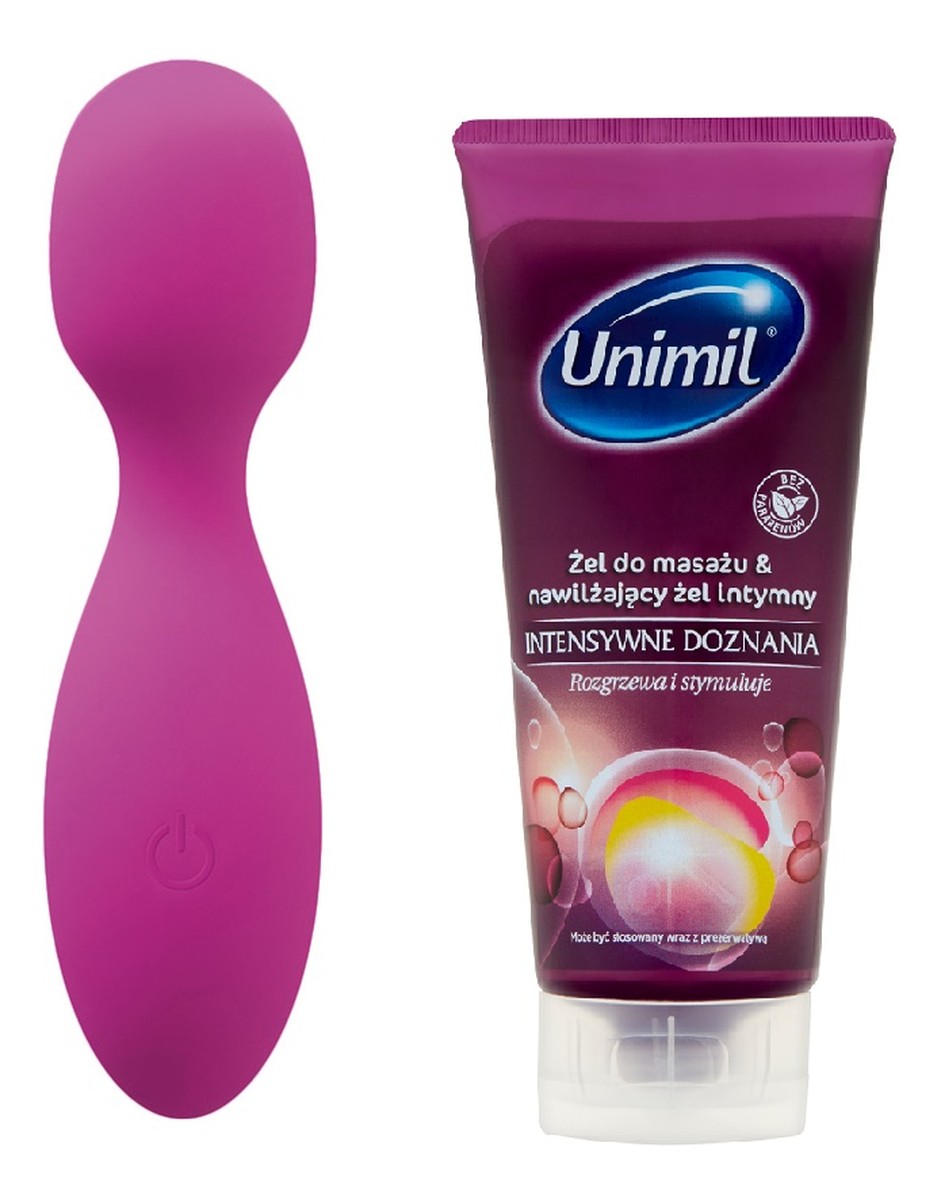 wibrator do ciała i miejsc intymnych + nawilżający żel intymny intensywne doznania