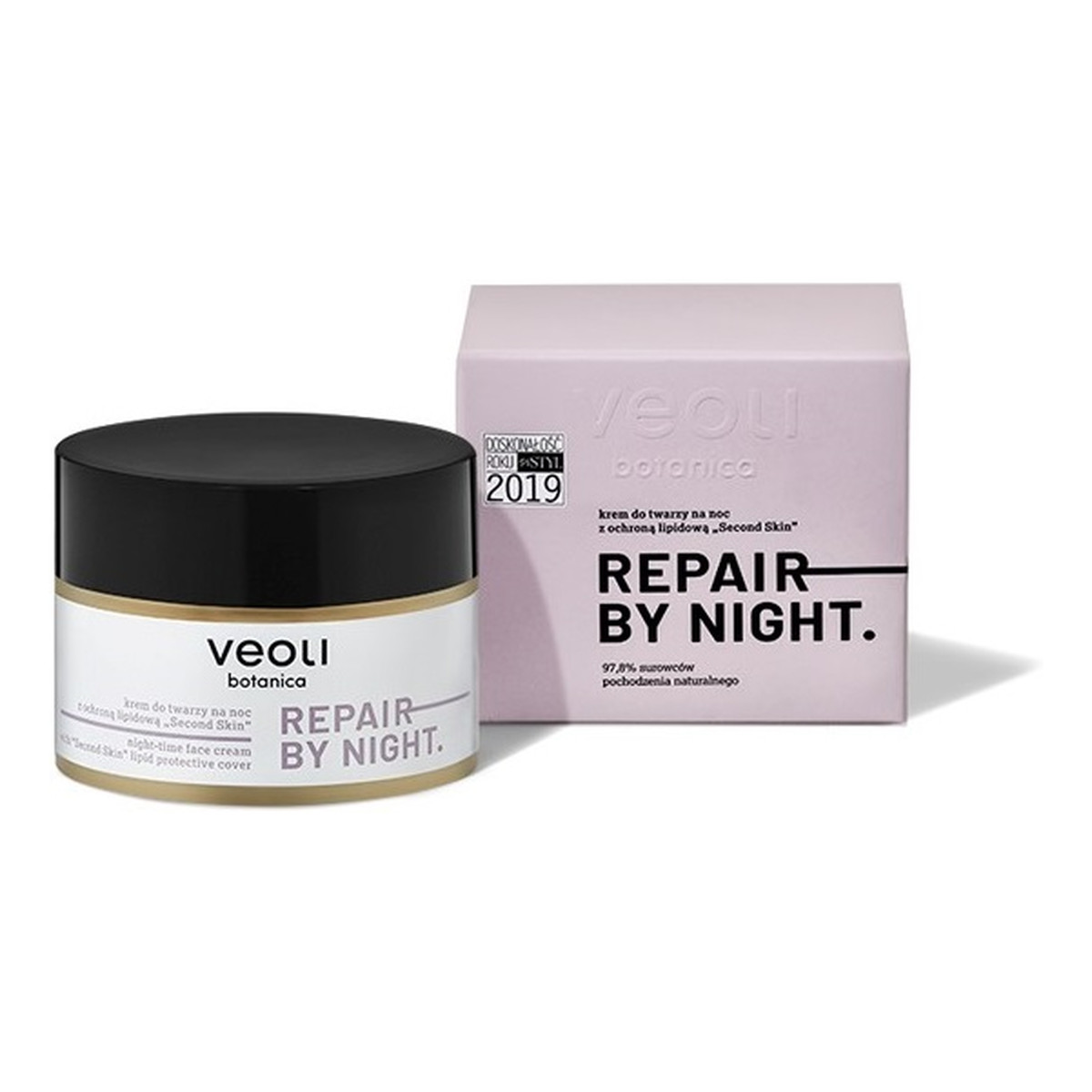 Veoli Botanica Repair By Night Cream Krem do twarzy z ochroną lipidową na noc 50ml