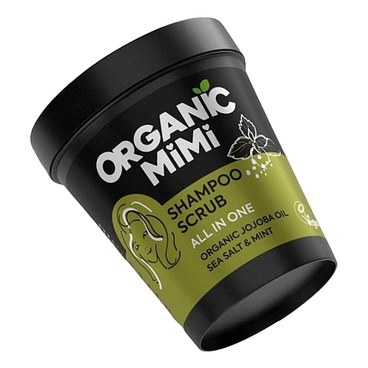 Organic Mimi Szampon-peeling All in One Sól morska i Mięta 280g