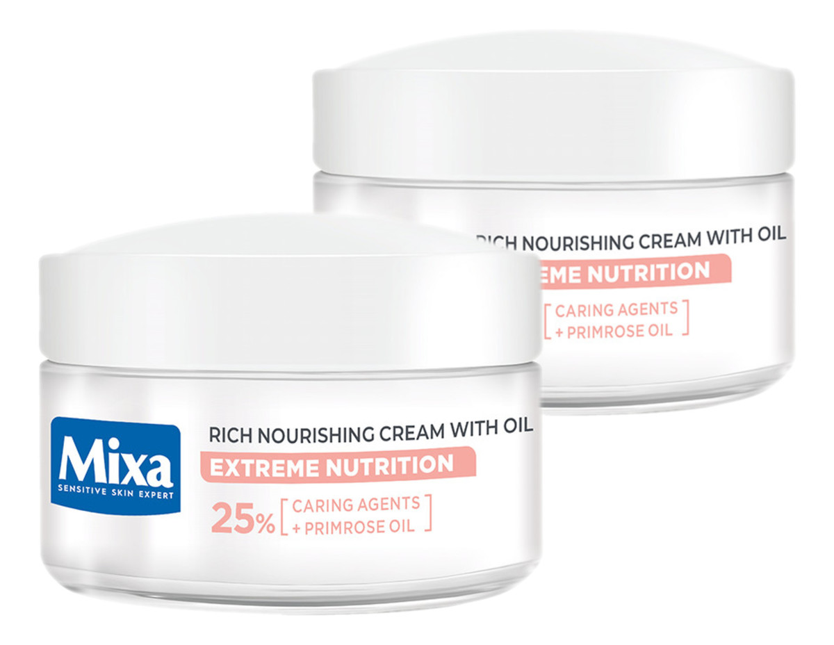 Bogaty Krem Odżywczy z Olejkiem 2x50ml