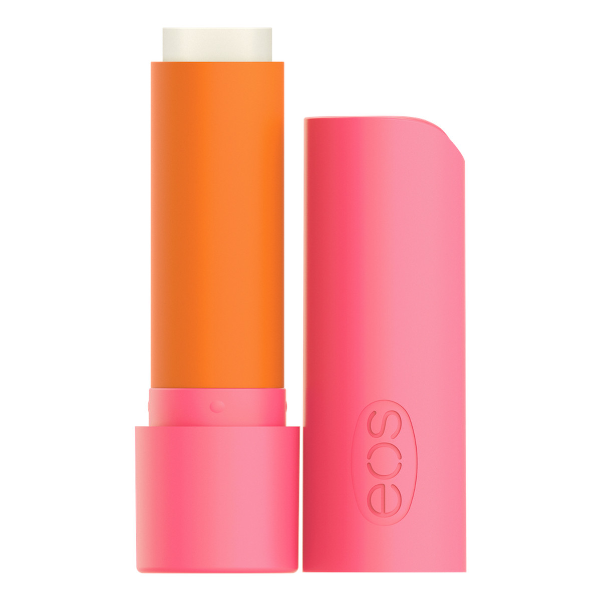 EOS Evolution Of Smooth Visibly Soft Lip Balm - Balsam do ust Strawberry Peach Flavor 4g