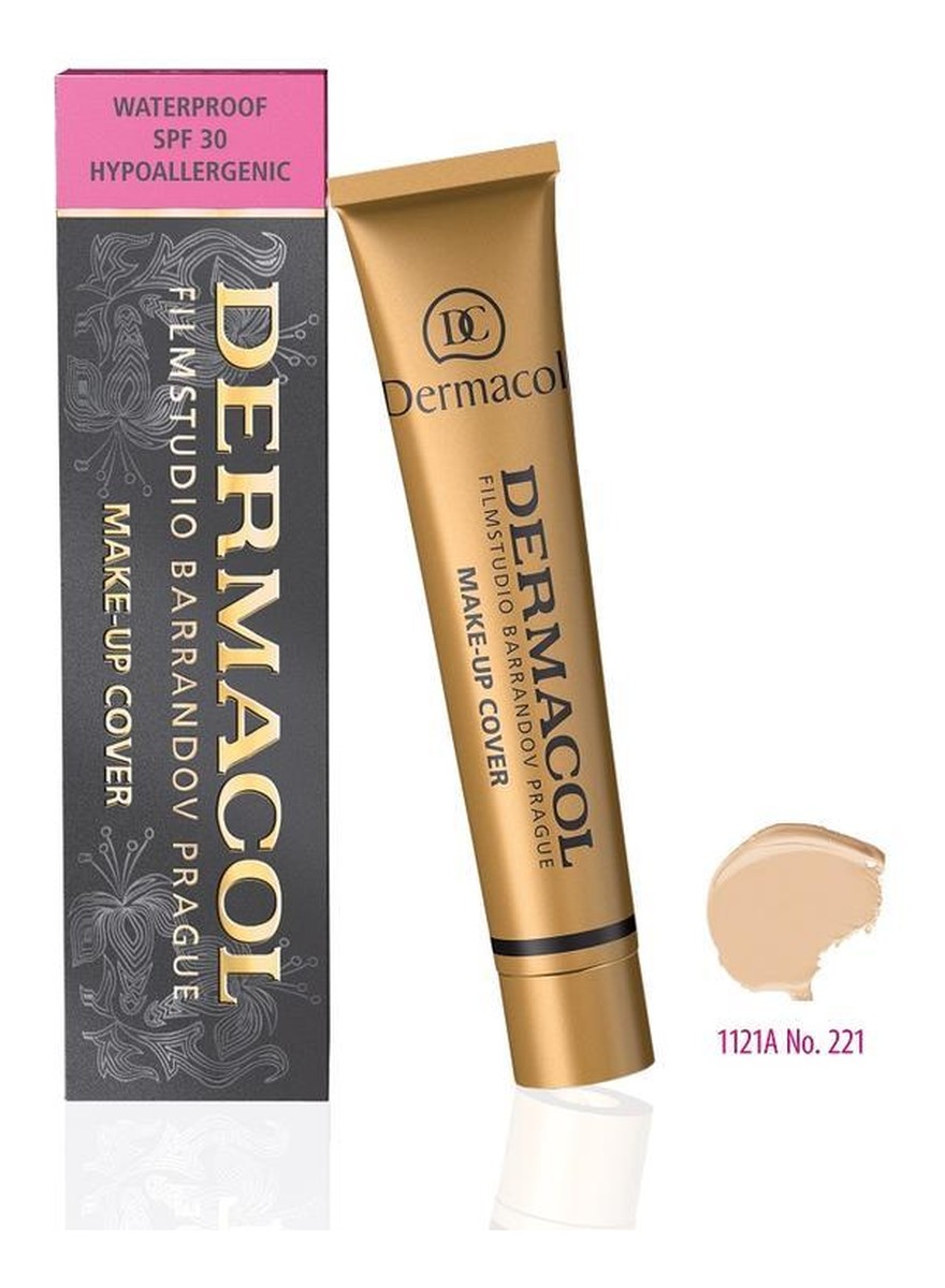 Wodoodporny Podkład Ekstremalnie Kryjący z SPF 30 (221)