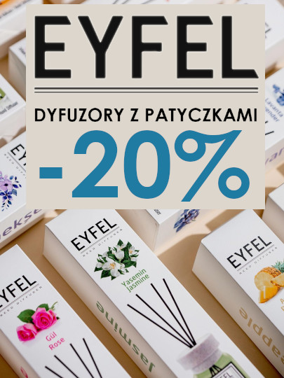 Eyfel Dyfuzory zapachów z patyczkami -20%