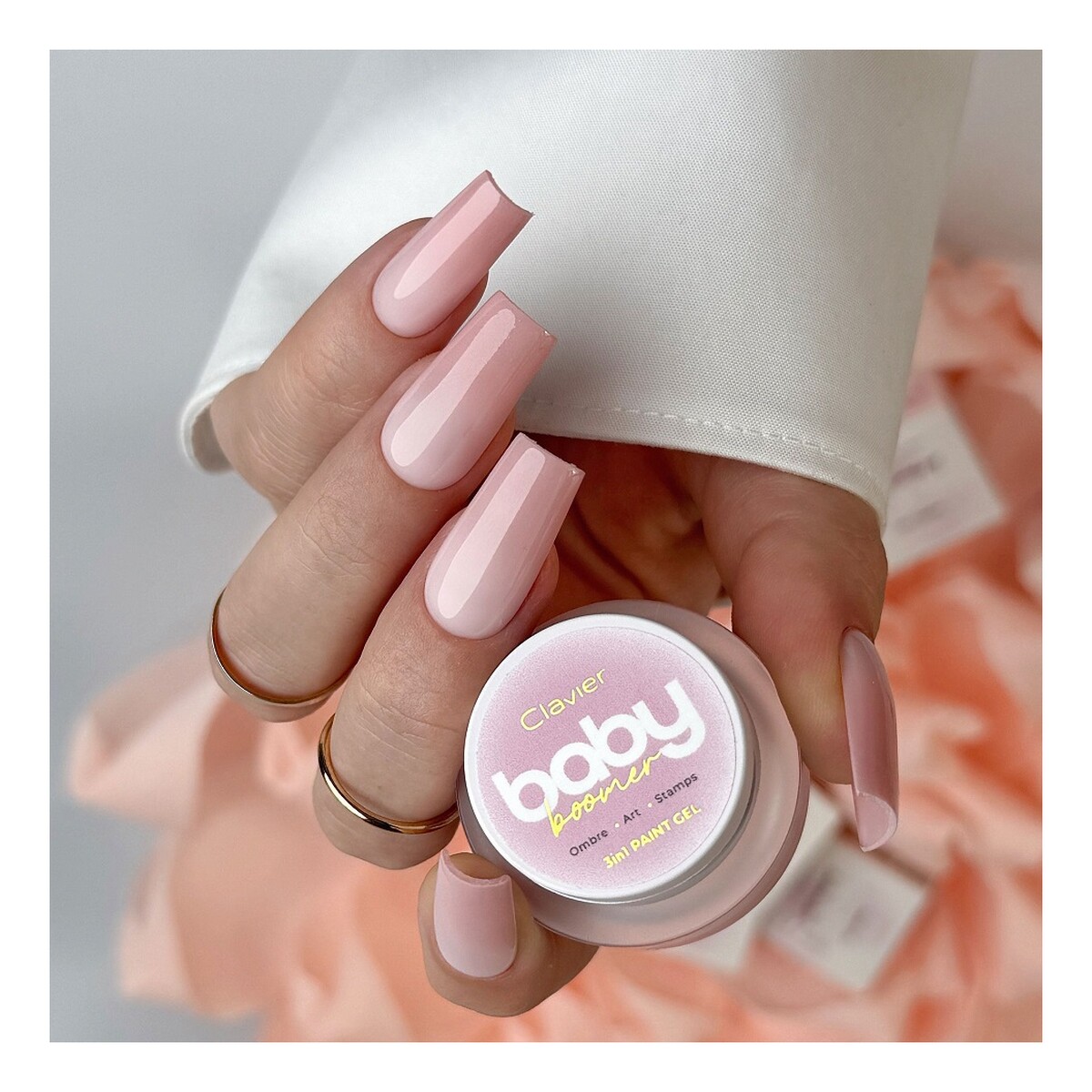 Clavier Baby Boomer Ombre żel do paznokci 3w1 3g