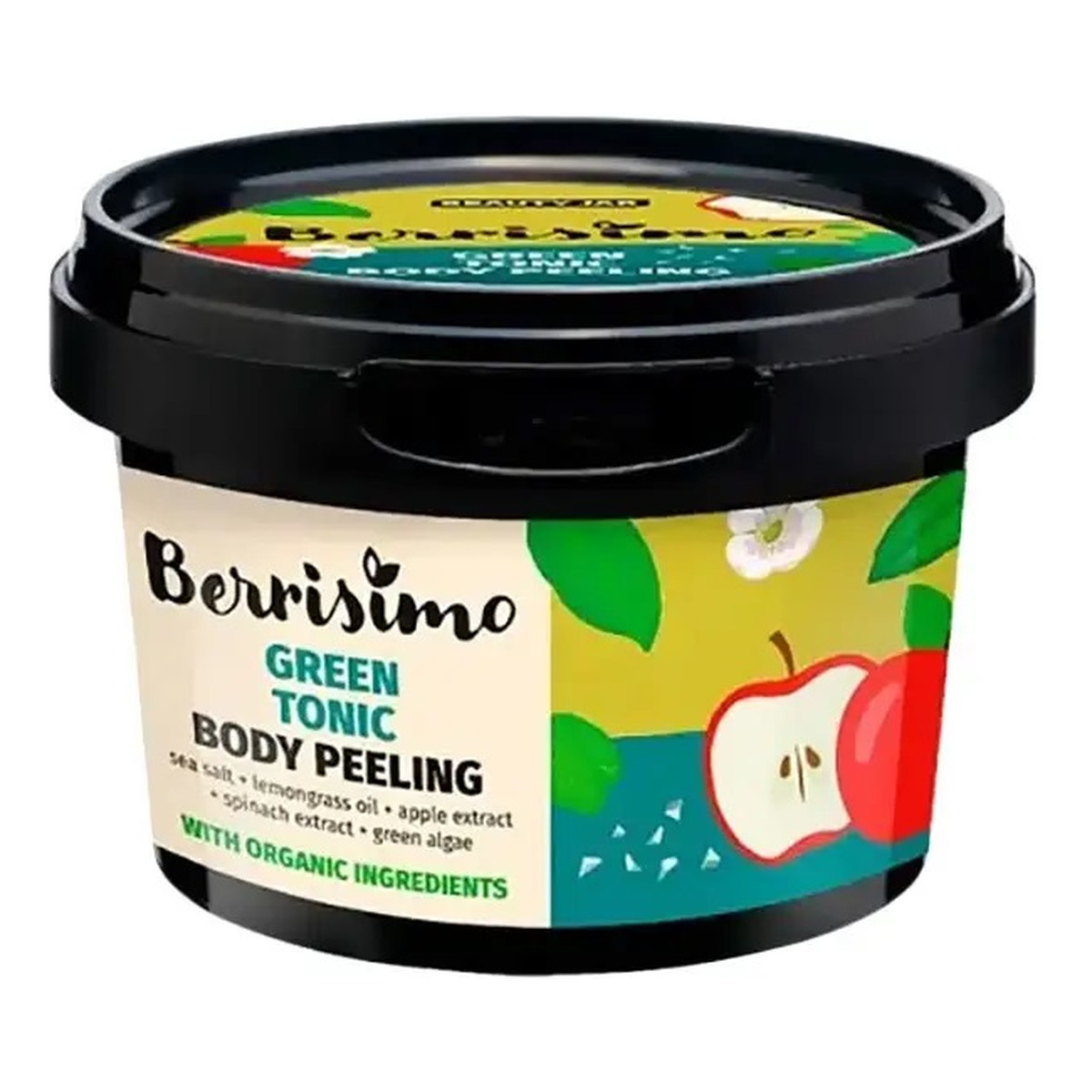 Beauty Jar Berrisimo green tonic peeling do ciała 400g