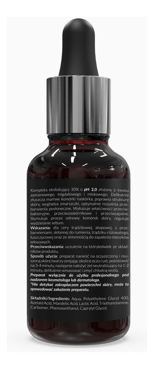 AML Complex kwas 30% azelainowy migdałowy mlekowy