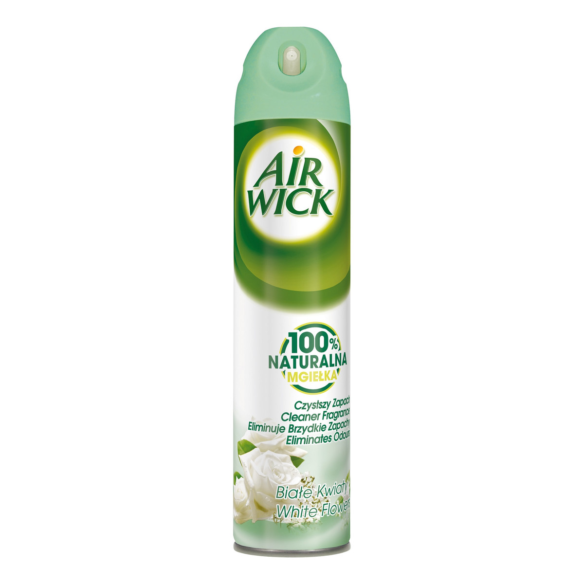 Air Wick 100% Naturalna mgiełka Odświeżacz powietrza białe kwiaty 240ml