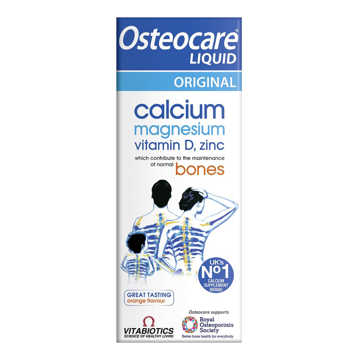 Vitabiotics Osteocare liquid suplement diety na zdrowe kości 200ml
