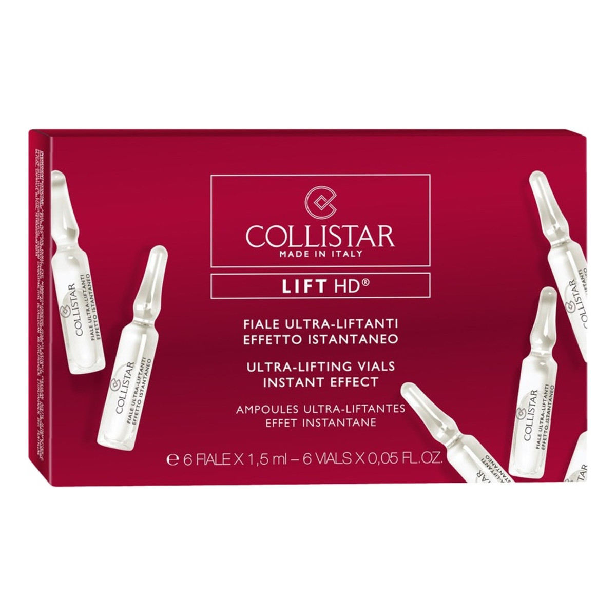 Collistar Lift HD Ultra Lifting Vials Instant Effect ampułki z efektem liftingującym 6x15ml 90