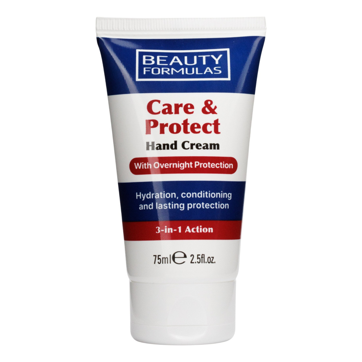 Beauty Formulas Krem do rąk na noc Care & Protect 75ml
