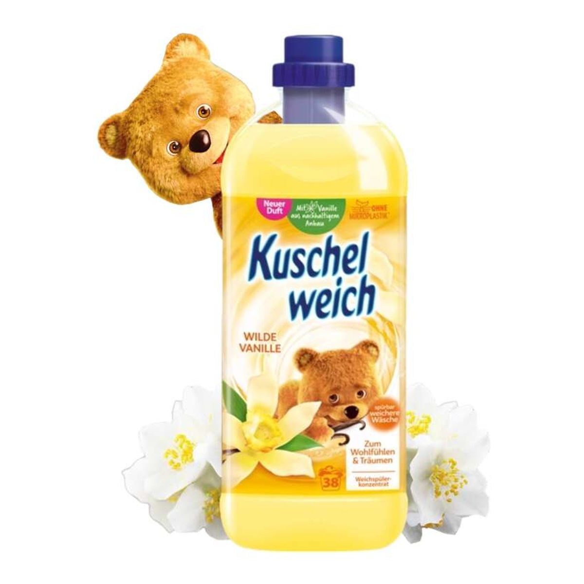 Kuschelweich Płyn do płukania 2x Wilde Vanille 2x Frischetraum 2x Sanft & Mild 6x1L