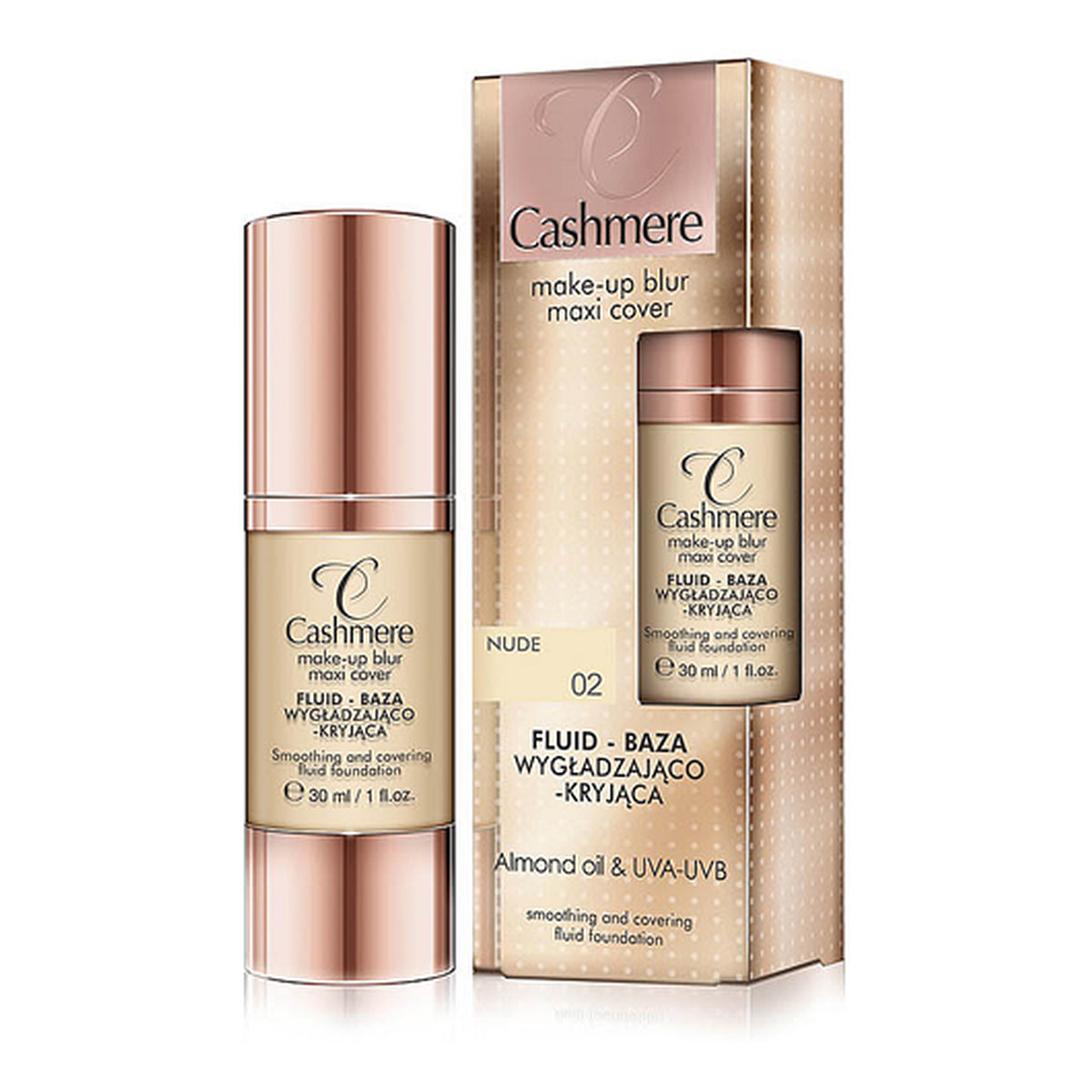 Cashmere Make-Up BLUR MAXI COVER Fluid-Baza Wygładzająco-Kryjąca