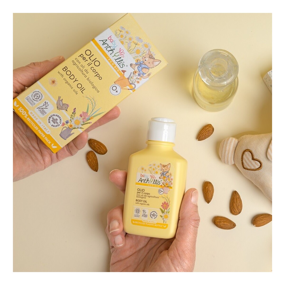 Anthyllis Baby Bio Oliwka olejek do ciała z olejami z rolnictwa ekologicznego 100ml