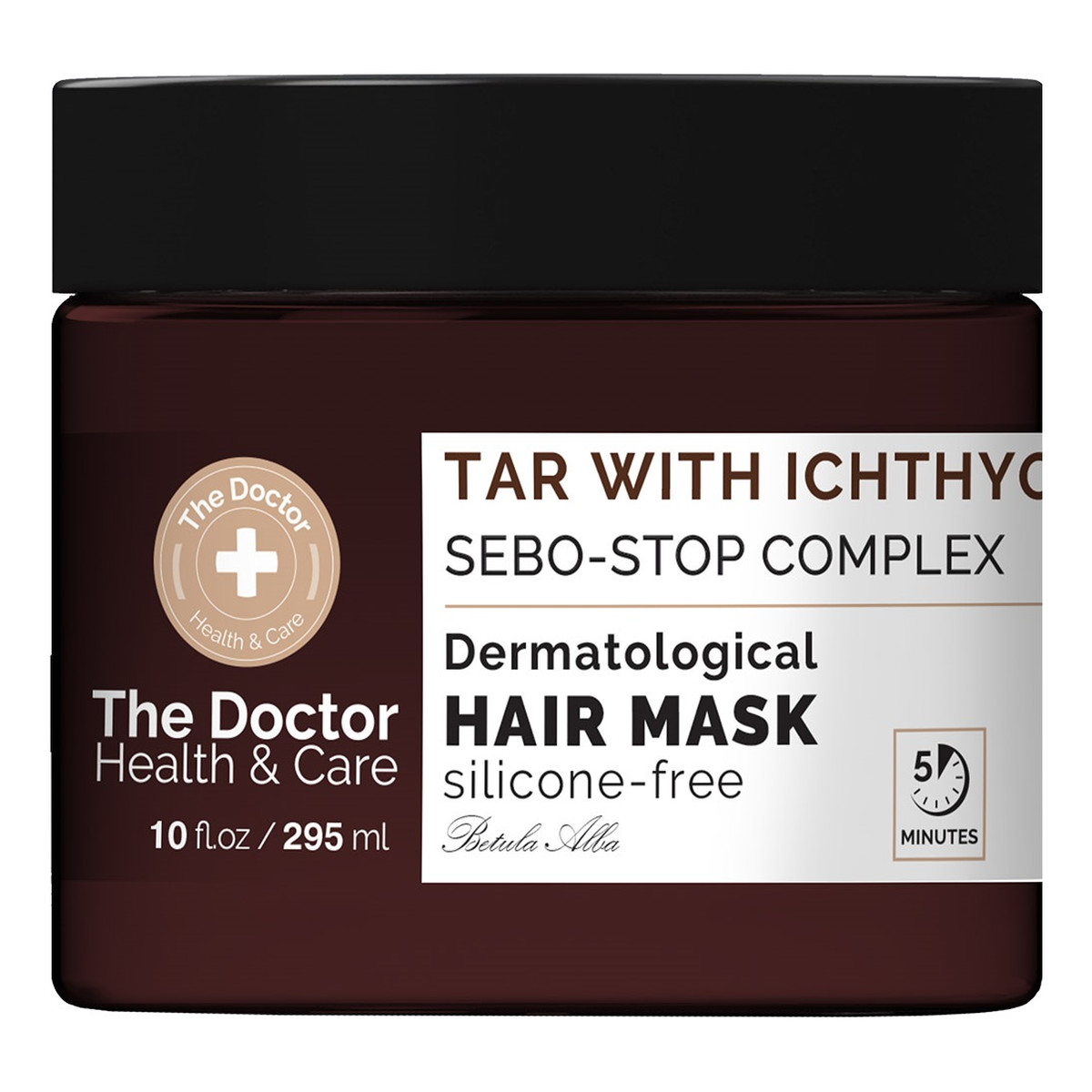 The Doctor Health & care maska do włosów przeciw przetłuszczaniu dziegieć + ichthyol + sebo-stop complex