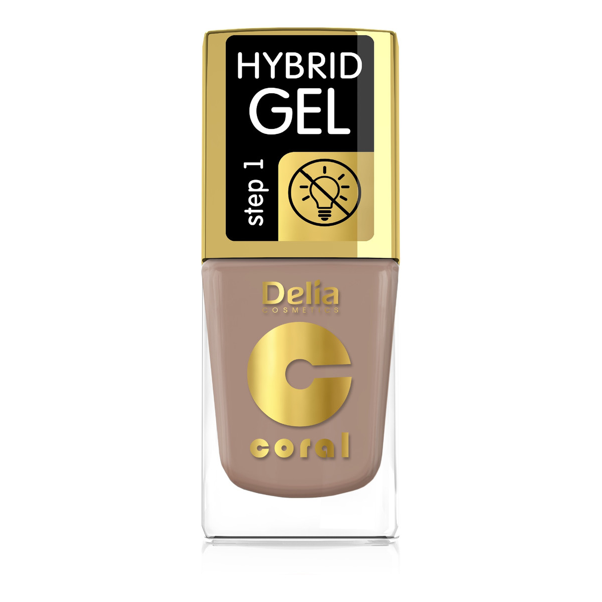 Delia Hybrid Gel Coral Lakier Do Paznokci 11ml