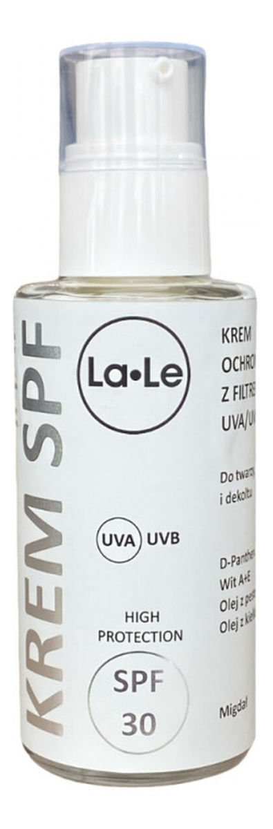 Krem ochronny z filtrem mineralnym UVA/UVB SPF30