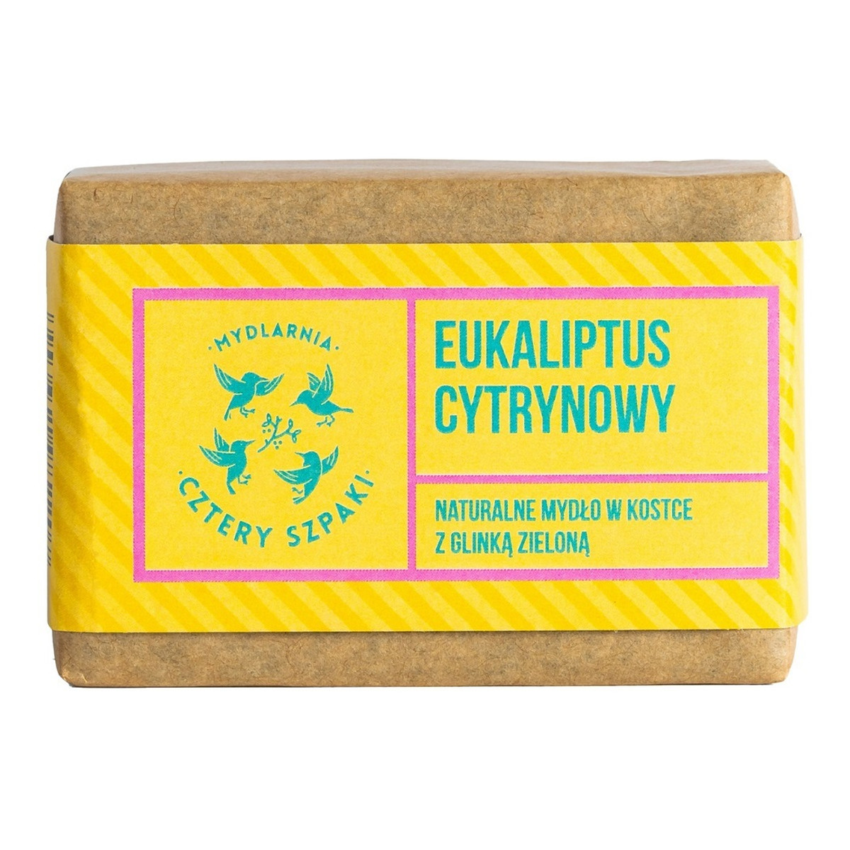 Mydlarnia Cztery Szpaki Naturalne Mydło w kostce eukaliptus cytrynowy 110g