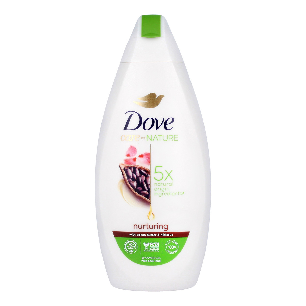 Dove Care By Nature Żel pod prysznic Nurturing - Cocoa Butter & Hibiscus 400ml