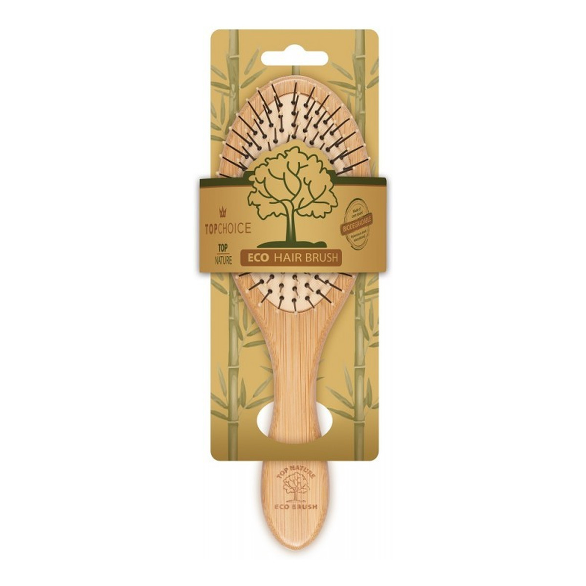 Top Choice Szczotka do włosów Bamboo - Eco (62247)