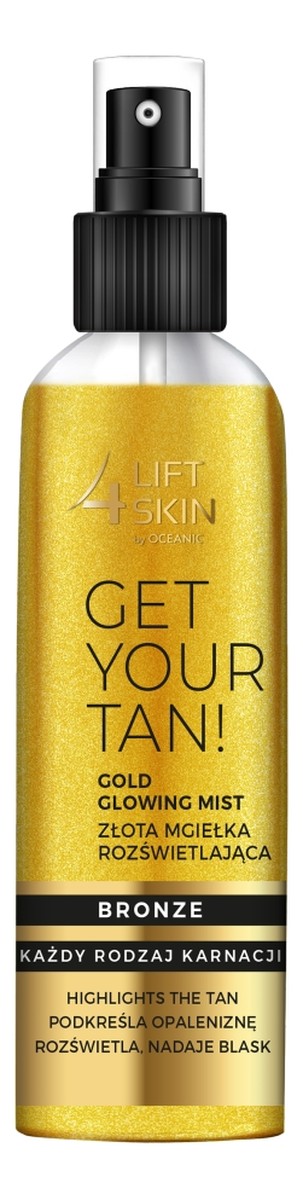 Get Your Tan! złota mgiełka rozświetlająca