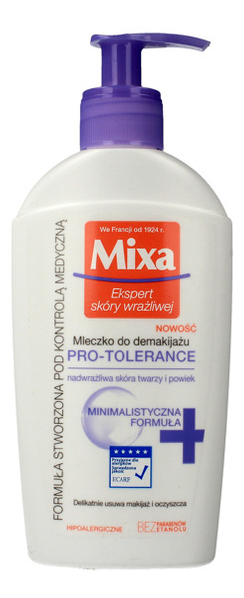 Mleczko do demakijażu cera nadwrażliwa