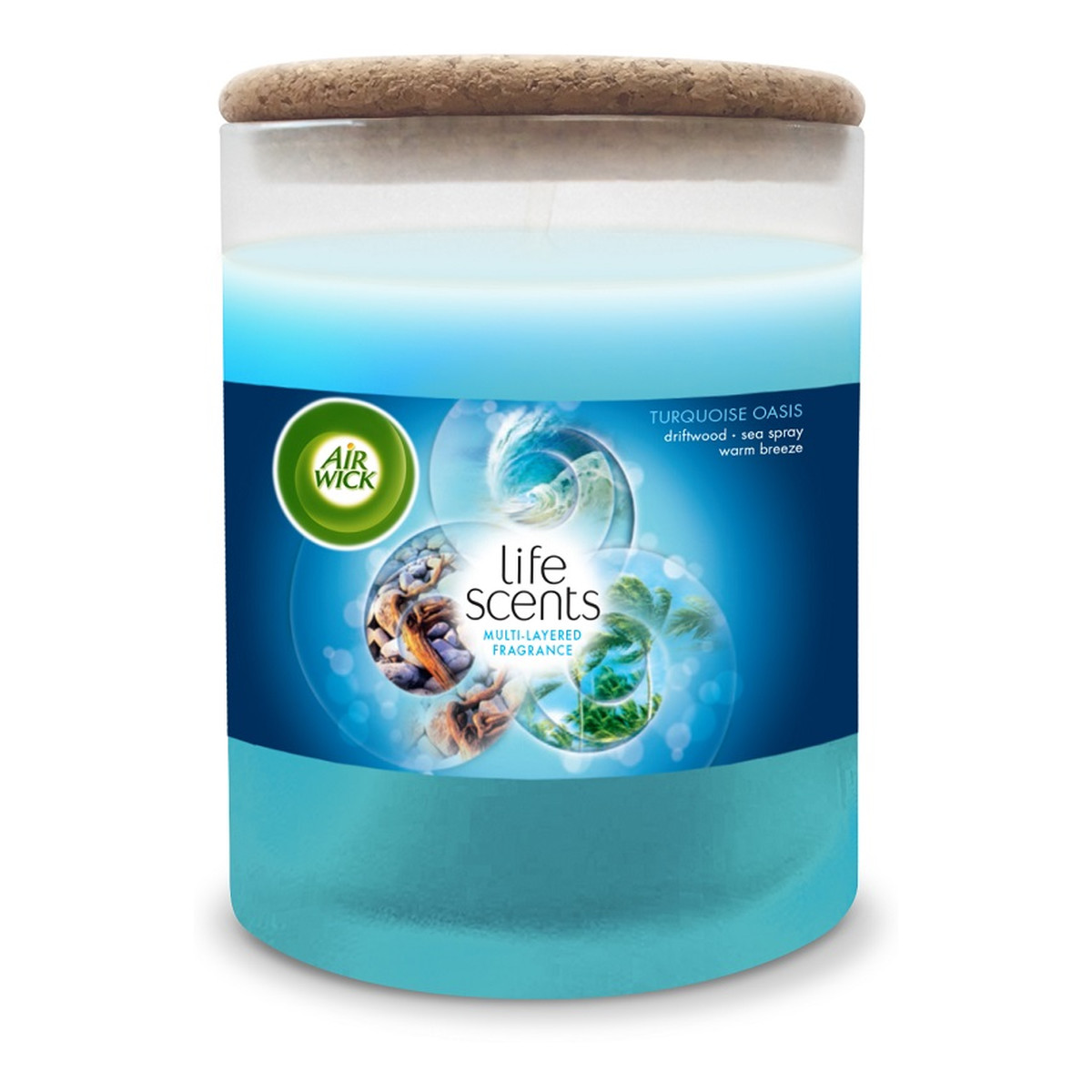 Air Wick Life scents świeca zapachowa rajska plaża