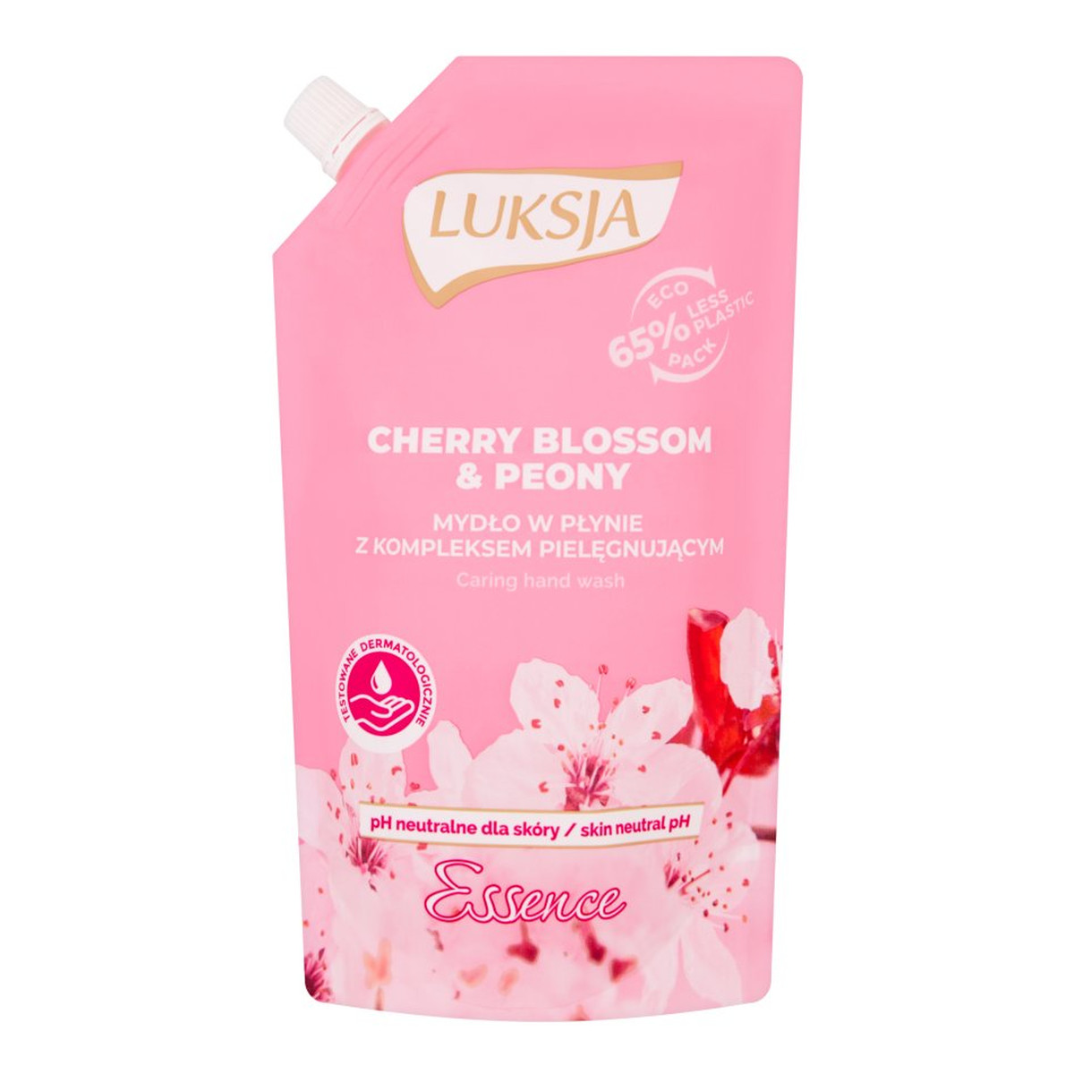 Luksja Essence Mydło w płynie opakowanie uzupełniające Cherry Blossom & Peony 400ml