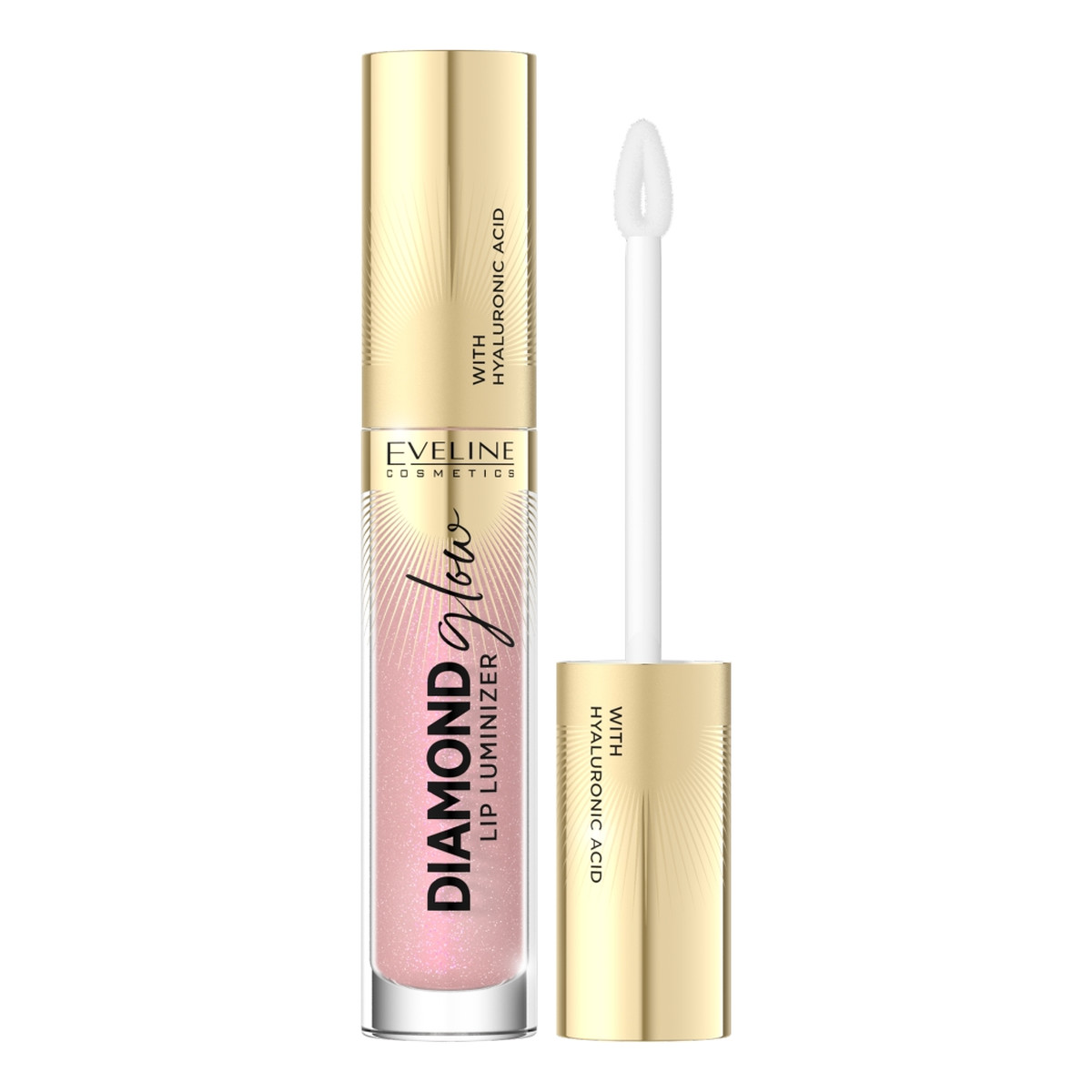 Eveline Diamond glow lip luminizer błyszczyk do ust z kwasem hialuronowym 14 4.5ml
