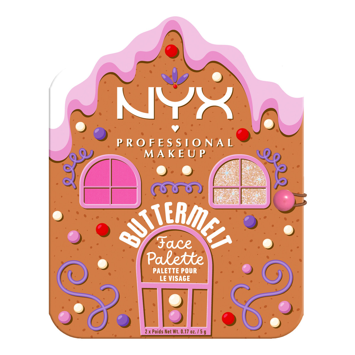NYX Professional MakeUp Buttermelt Paletka do konturowania 10g