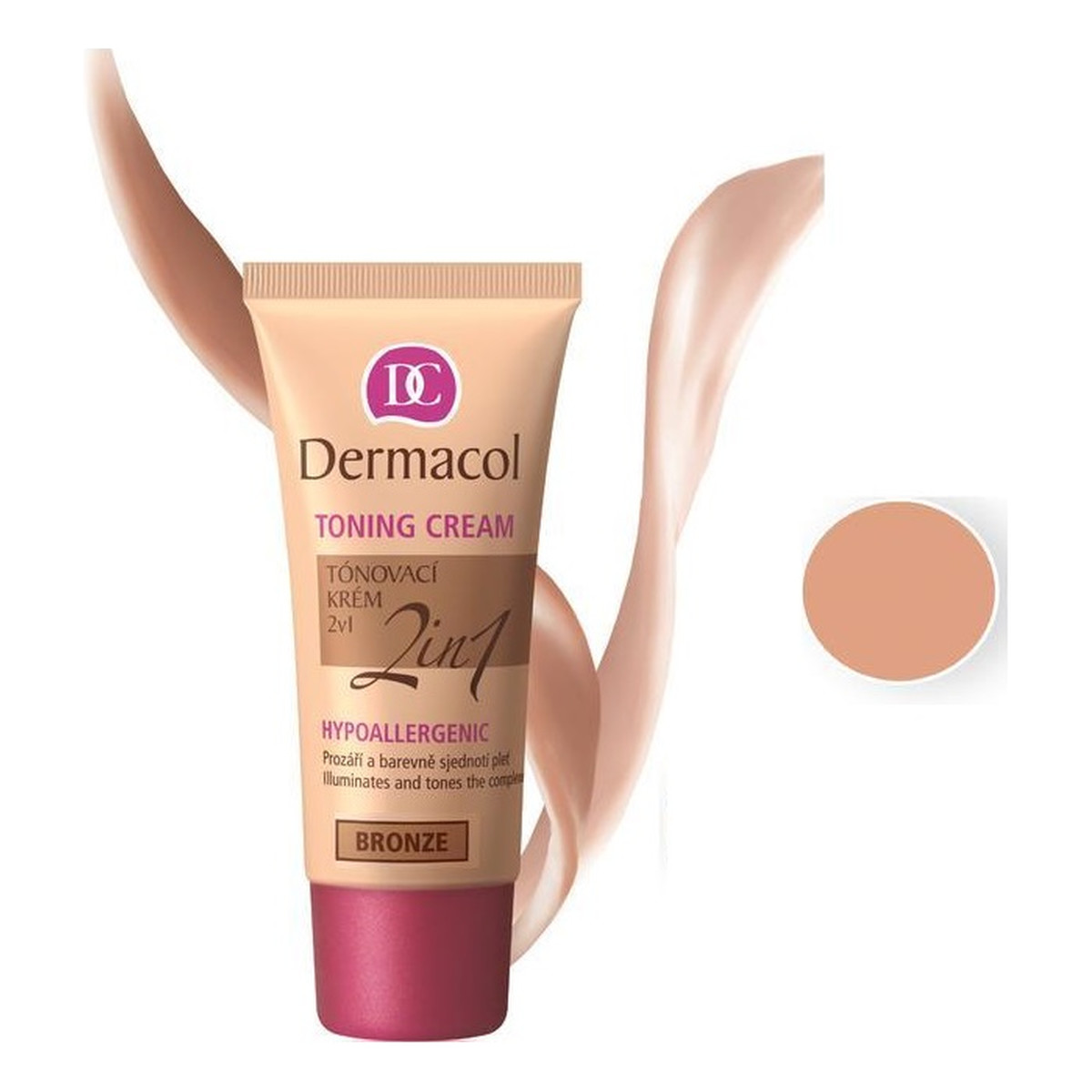 Dermacol Toning Cream 2in1 krem nawilżający i podkład w jednym 30ml