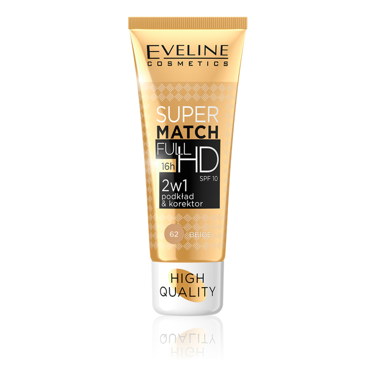 Eveline Make-Up Super Match Full HD Długotrwały Podkład Matująco-Kryjący