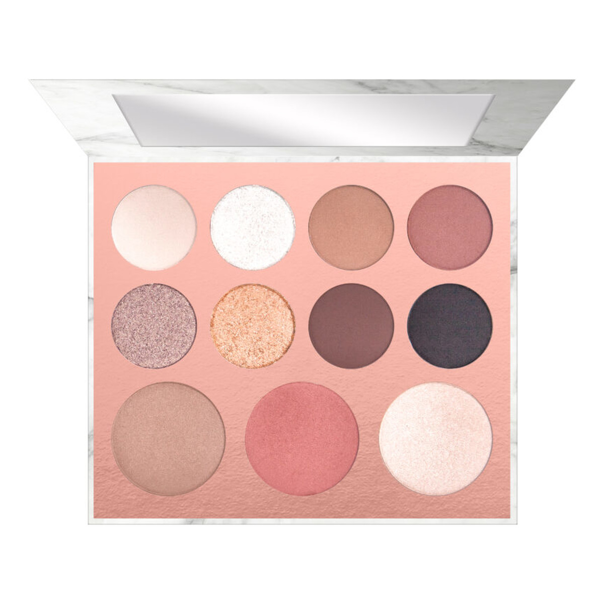 BrushUp! Makeup palette multifunkcyjna paleta do makijażu oczu i twarzy 01 dusk lover 18.5g