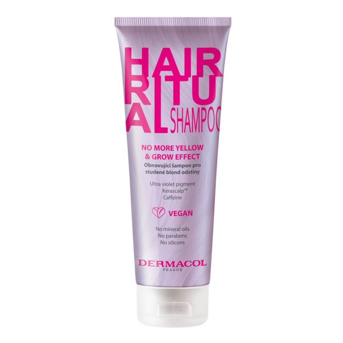 Dermacol Hair ritual shampoo szampon do włosów no more yellow & grow effect 250ml
