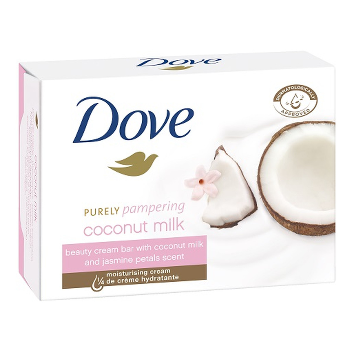 Dove Purely Pampering Coconut Milk Kremowe mydło w kostce 90g