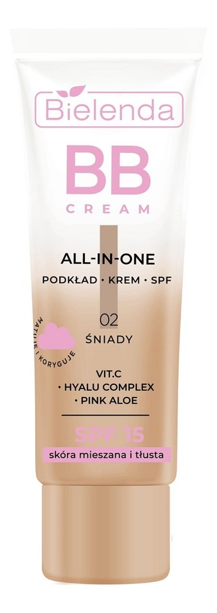 ALL IN ONE BB CREAM skóra mieszana i tłusta odcień