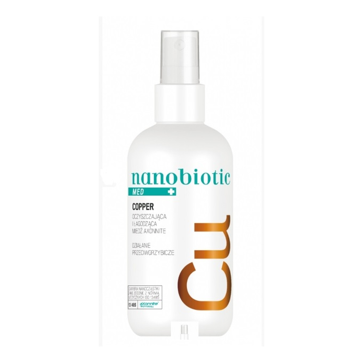 Nanobiotic Med Copper ochronna i łagodząca miedź o działaniu przeciwgrzybiczym 150ml
