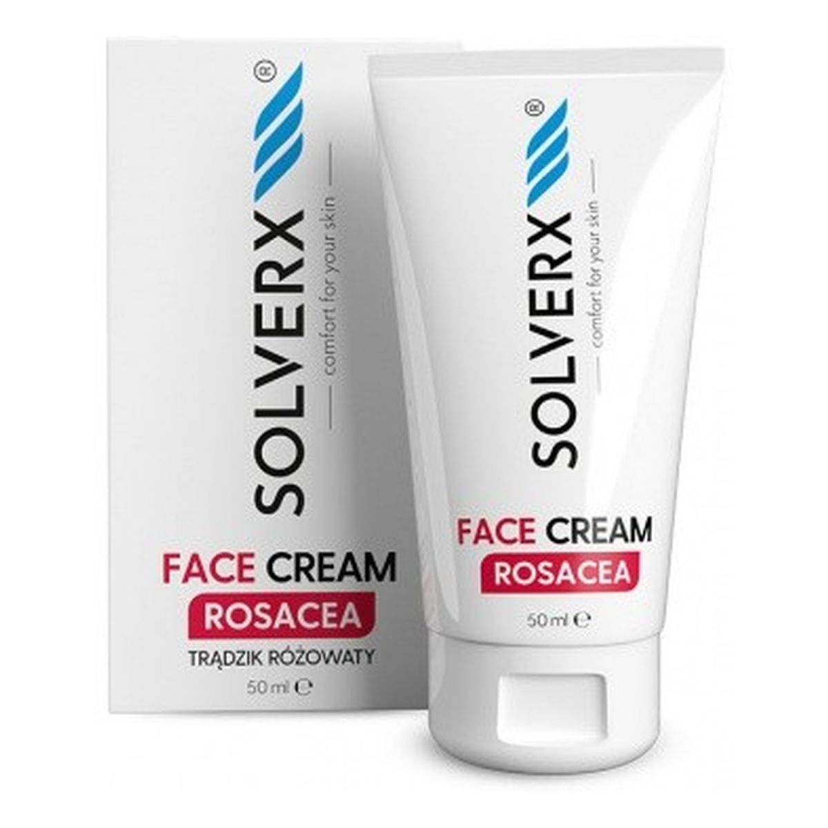 Solverx Rosacea Krem do twarzy na trądzik różowaty 50ml
