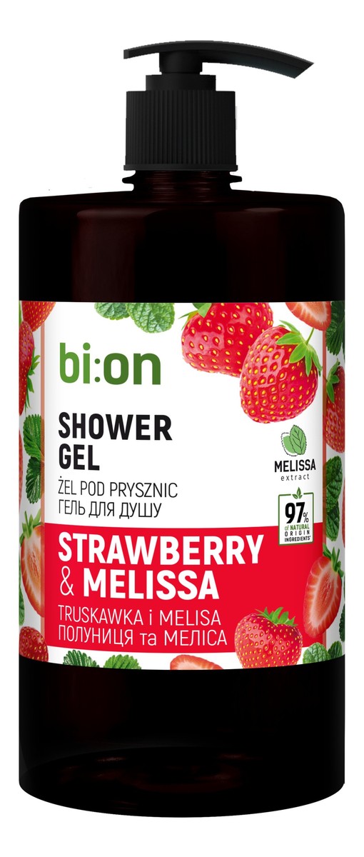 Kremowy żel pod prysznic Truskawka i Melisa