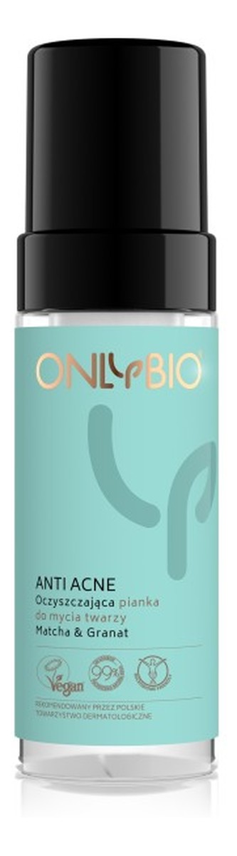 Oczyszczająca pianka do mycia twarzy Matcha & Granat