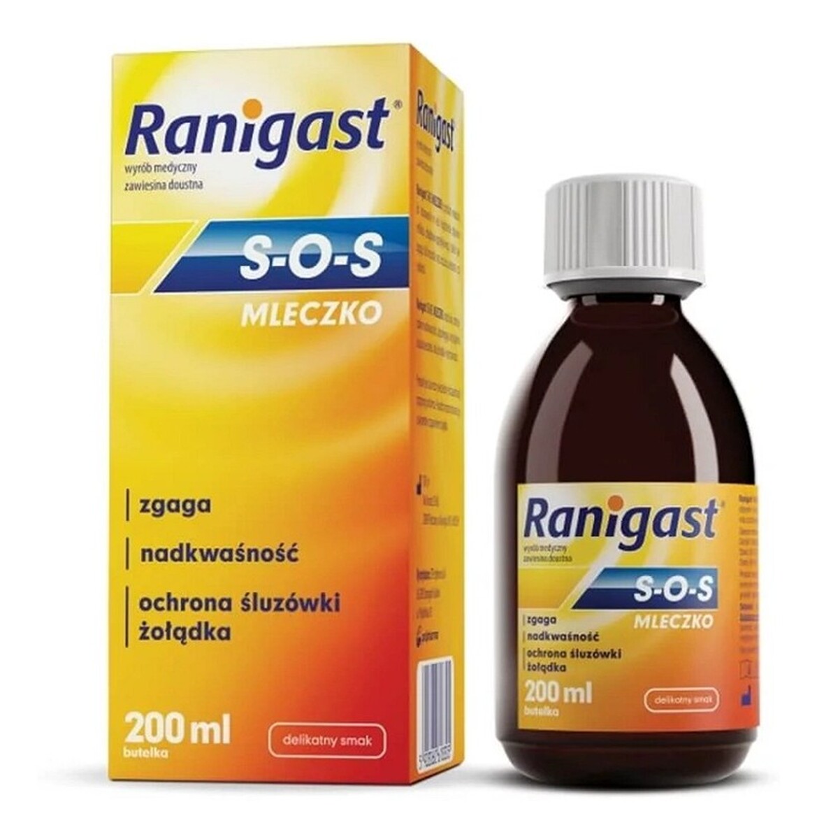 Mleczko preparat w płynie na zgagę i nadkwasowość