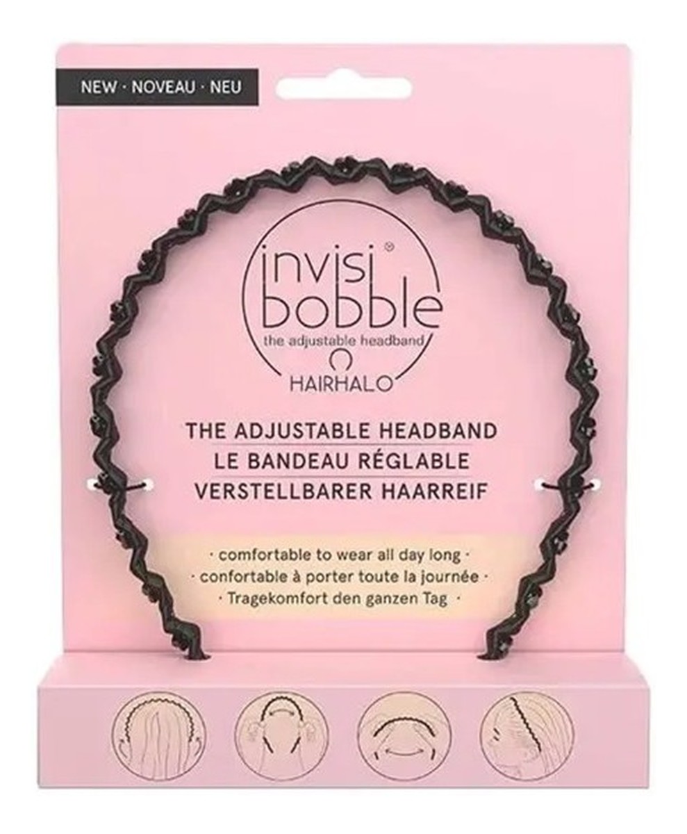 Hairhalo opaska do włosów Black Sparkle 1szt.